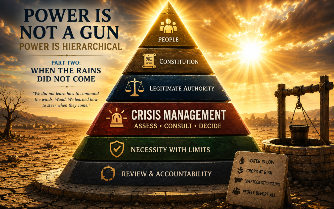 Power is not a gun … Power is a hierarchy | (Part 2) | When the rains did not come …